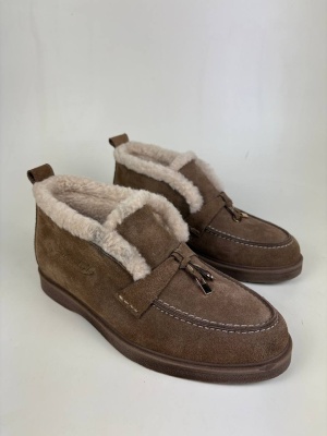 Коричневые ботинки и полуботинки