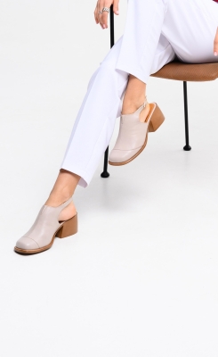 Босоножки ED'ART 5133.23663'be. Стар визон+коричневый