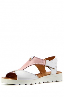 Босоножки ED'ART 2001.115'w.white-pink