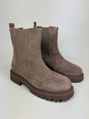 Челси замшевые коричневые